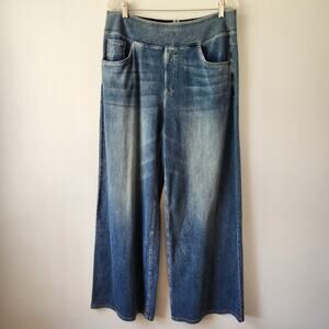 Halara Jeans Womens XL Tall Hi Waisted Baggy Wide Leg Stretchy Retro Grunge Boho